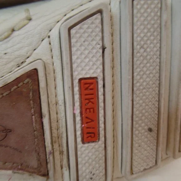 Cole Haan Air White & Tan Leather Slip on Driving Loafers Shoes Sz 9 #D39386 - Picture 14 of 16